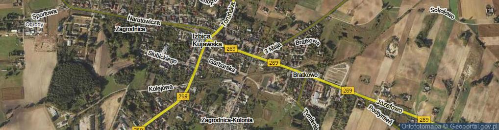Zdjęcie satelitarne Kasprowicza Jana ul.